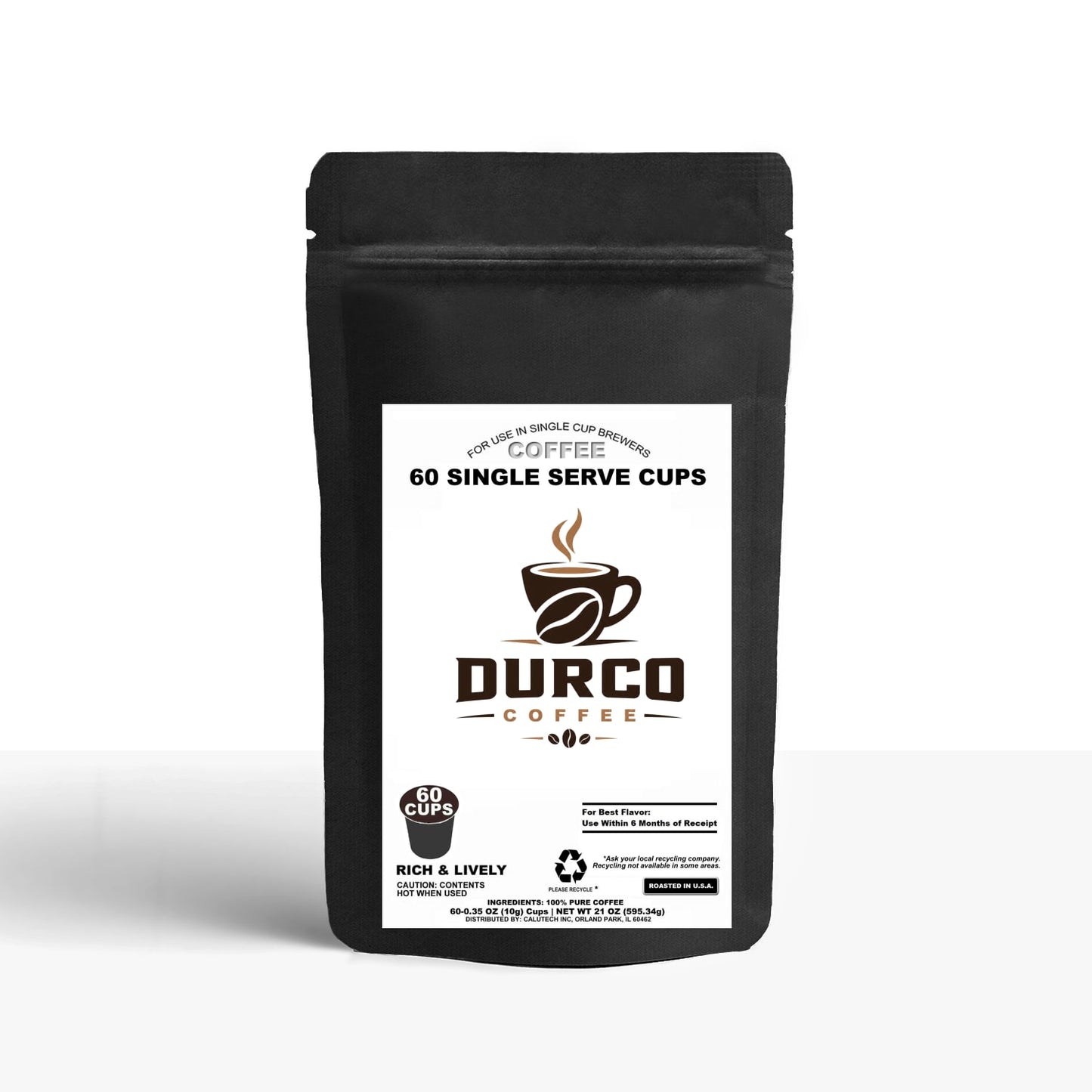 60 Pack Single Serve Coffee Capsules
